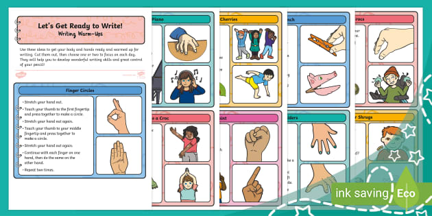 Let's Get Ready to Write! Writing Warm-Ups (Ages 5 - 7)